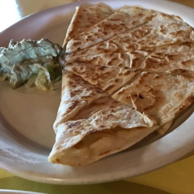 Cheese Quesadilla.